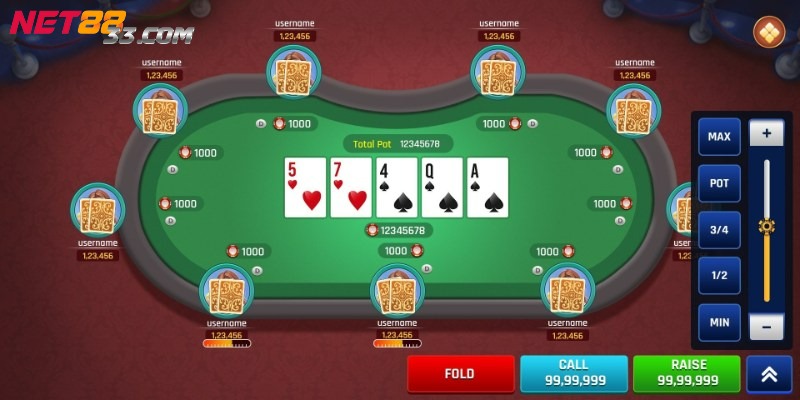 Game Bài Net88 - Sòng Bài Ảo Phong Cách Đẳng Cấp, Sang Trọng 4 Trò chơi Poker với phong cách đẳng cấp chỉ có tại game bài Net88