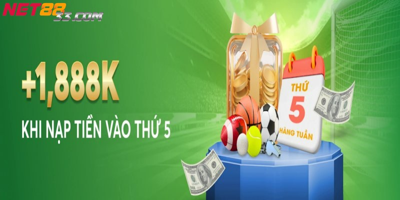 Khuyến Mãi Nạp Tiền Lần Đầu 100% Điểm Danh các KM Net88 Hot 2 Các mức thưởng khuyến mãi nạp tiền lần đầu 100% dành cho thành viên nạp tiền